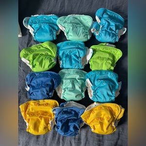 12 Lil Joey Newborn All In One Cloth Diapers